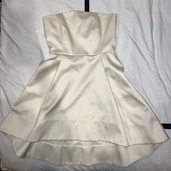 Rachel Zoe White High-Low Dress, US Size 6 - Picture 1 of 2